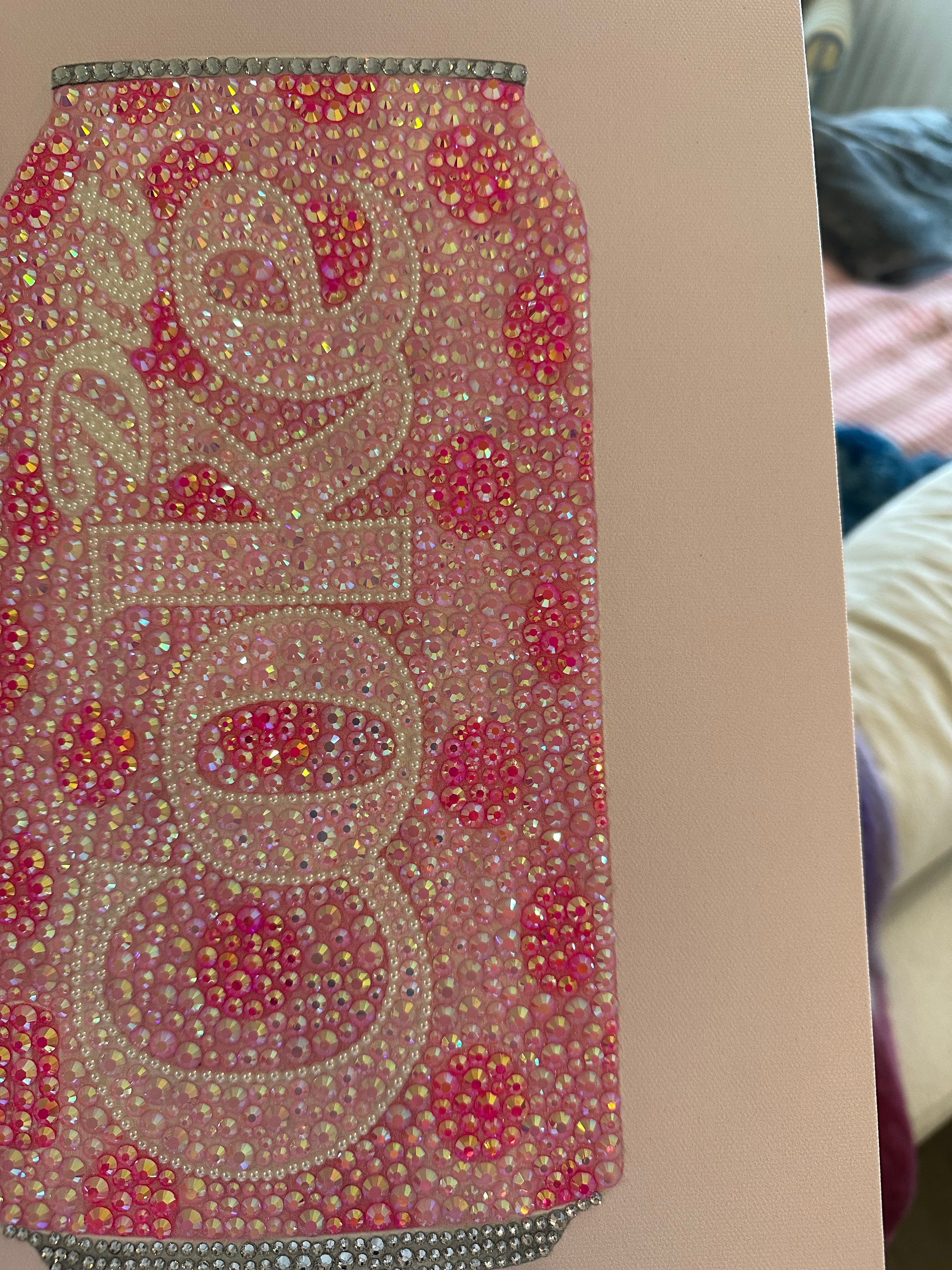 Polka dot pink Diet Coke kit