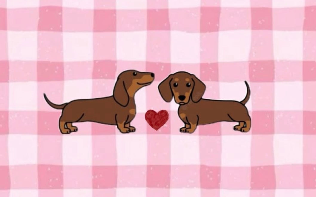 Pink wiener dog Kit ￼