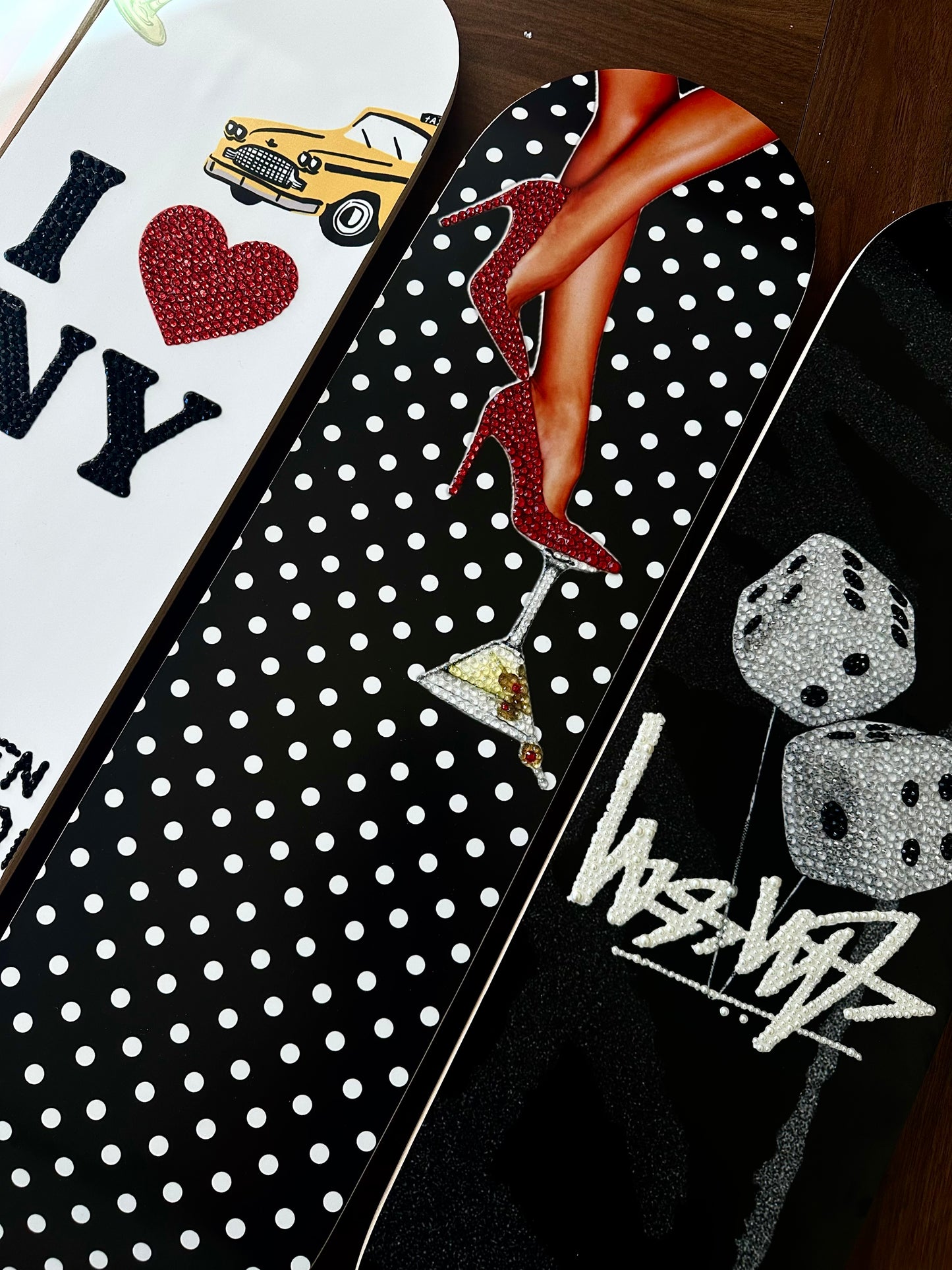 Heel martini skateboard ❤️KIT❤️ X collab with cloud studio boards