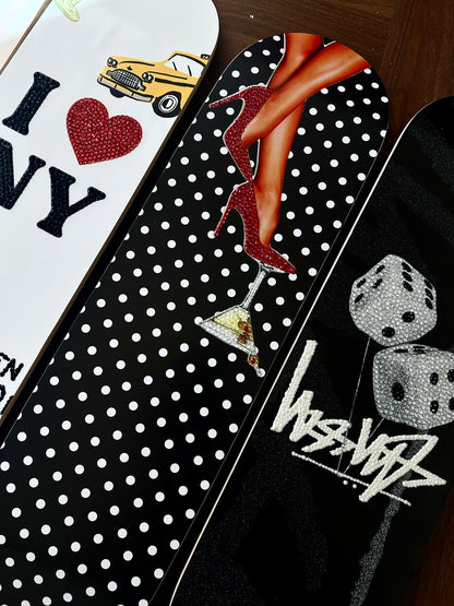 Heel martini skateboard ❤️KIT❤️ X collab with cloud studio boards