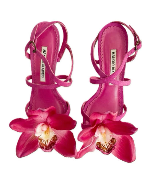 LARGE pink flower heels 18x24 kit