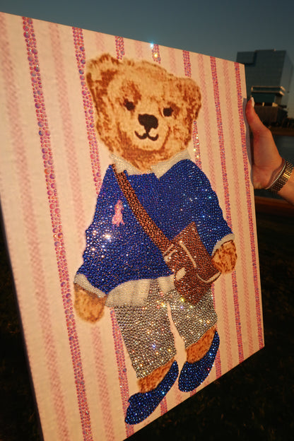 LIMITED EDITION Pink stripped polo bear kit