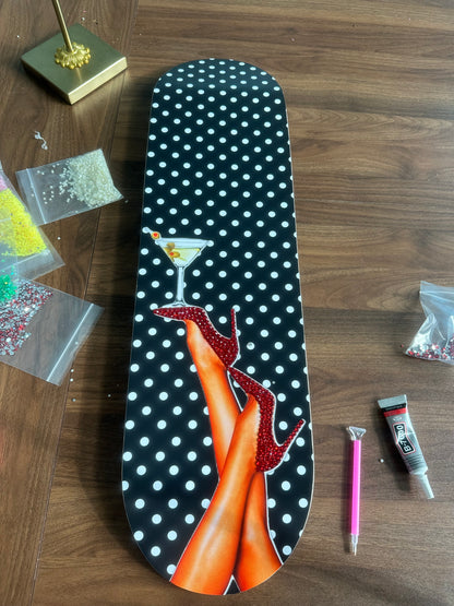 Heel martini skateboard ❤️KIT❤️ X collab with cloud studio boards