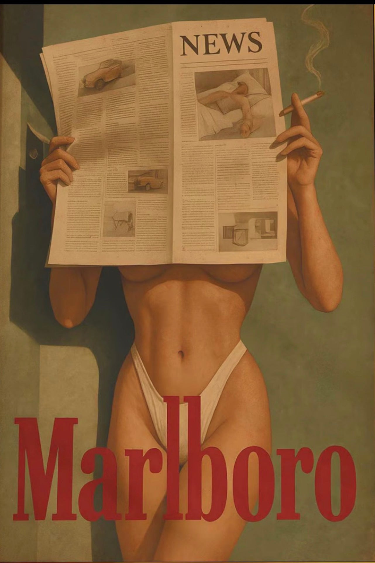 Newspaper cigarette kit
