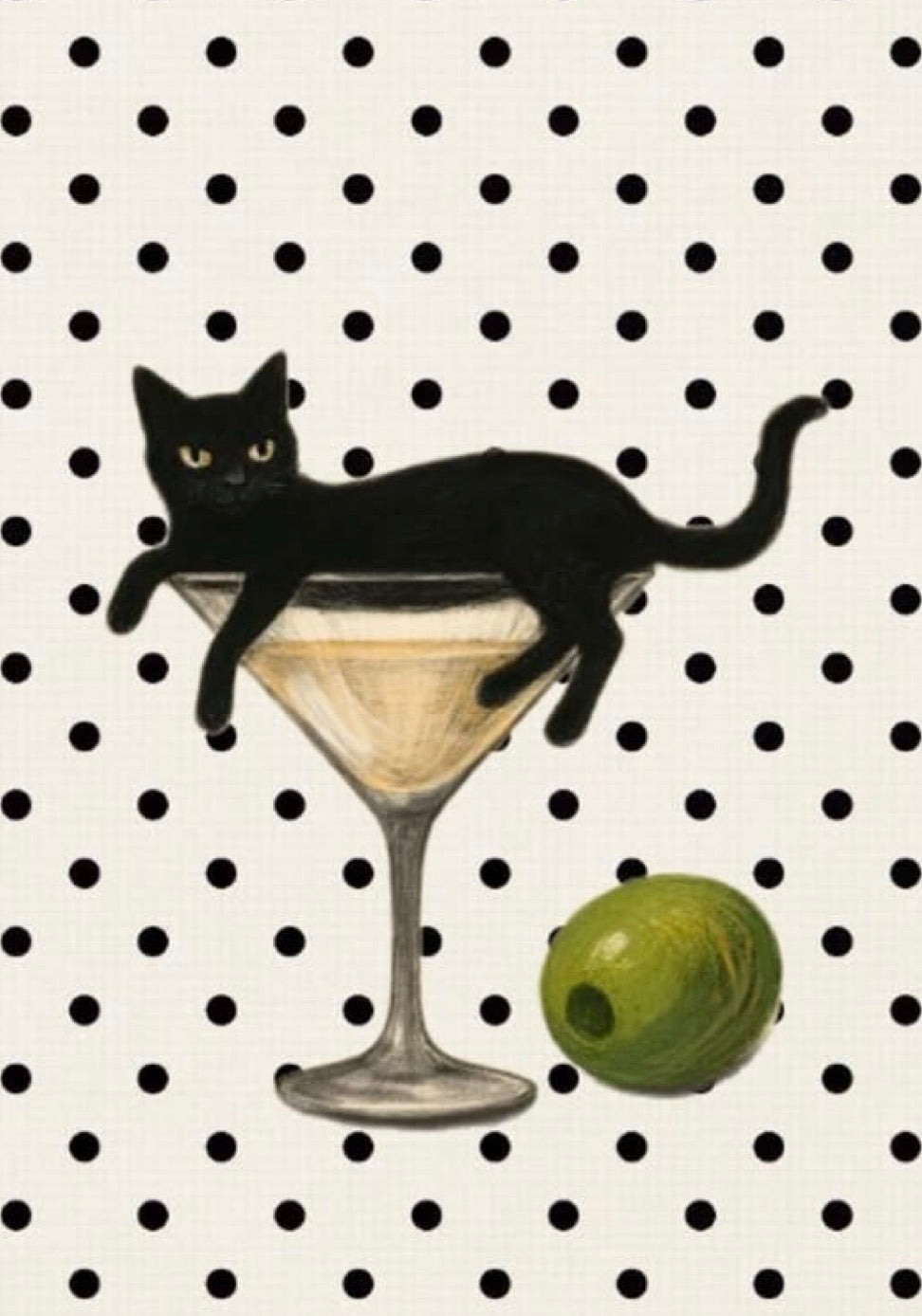 Black cat martini kit