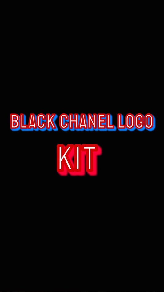 Black chanel logo KIT