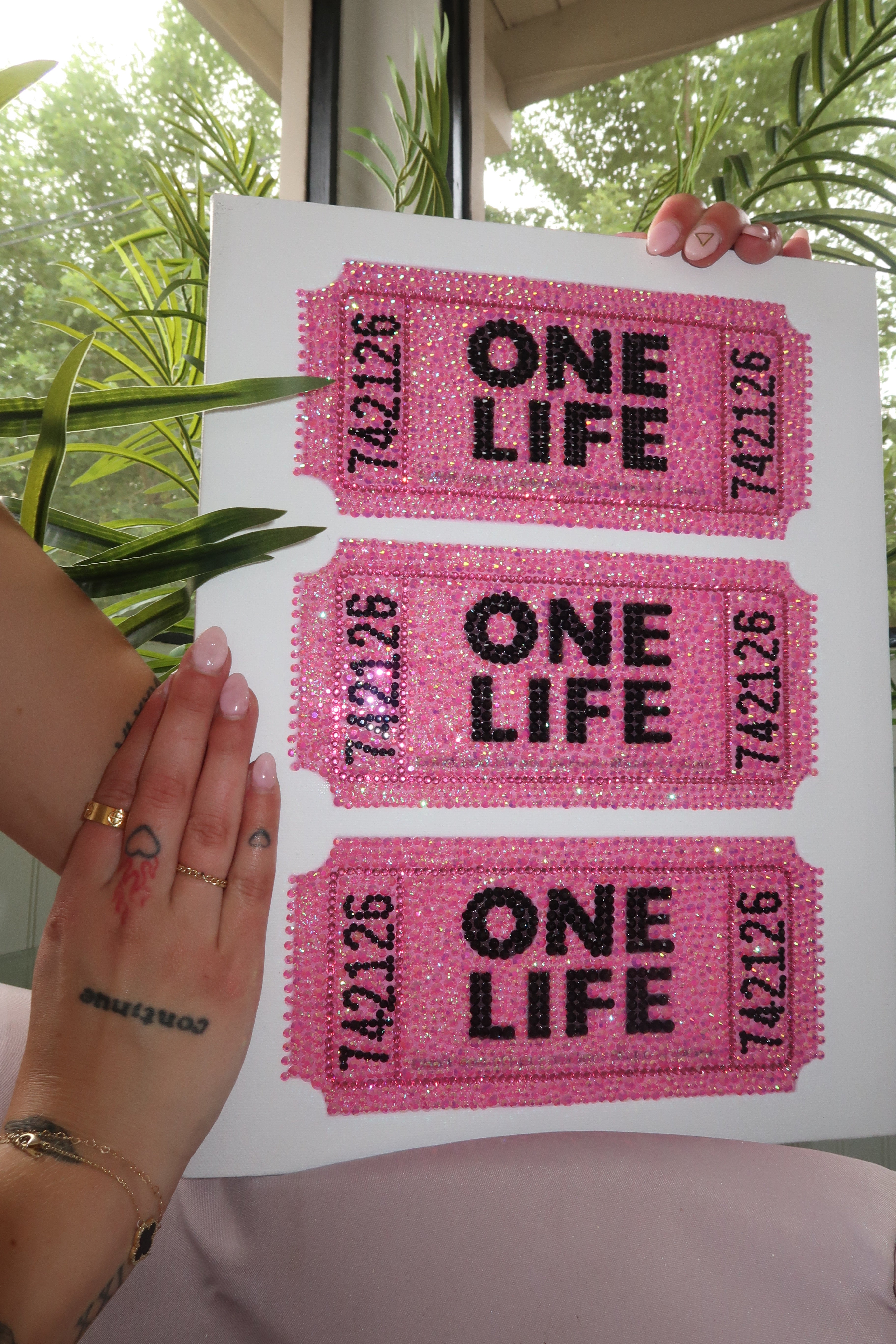 Pink ticket kit
