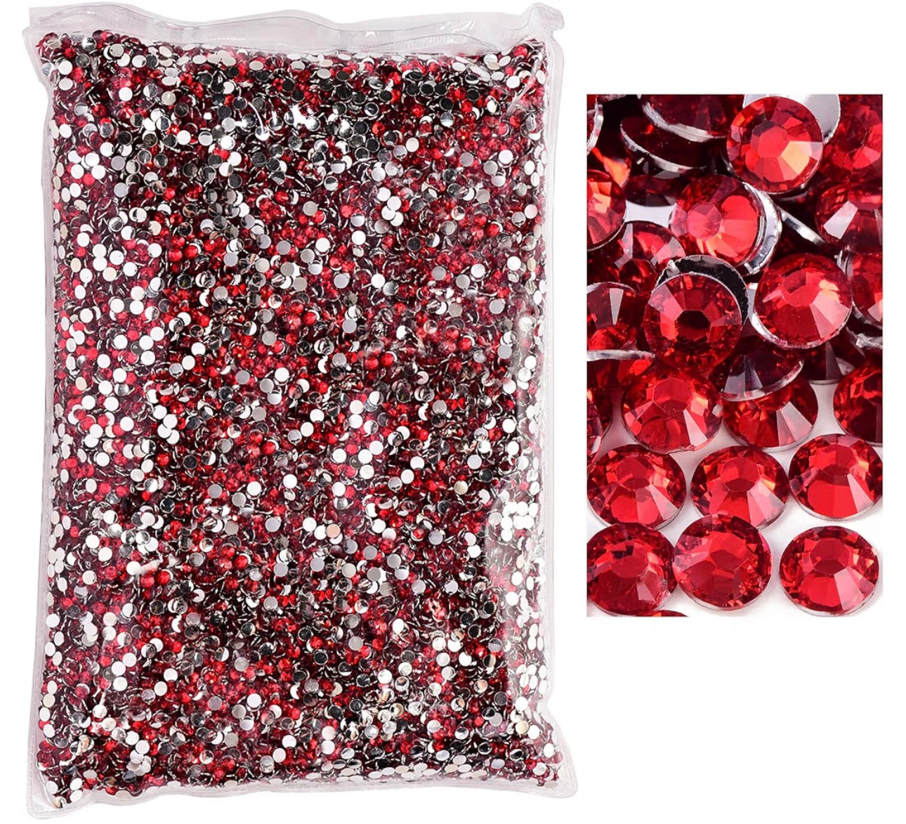Wholesale red rhinestones
