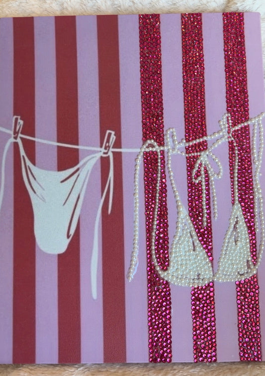 Pink stripped bikini kit (not finished yet)