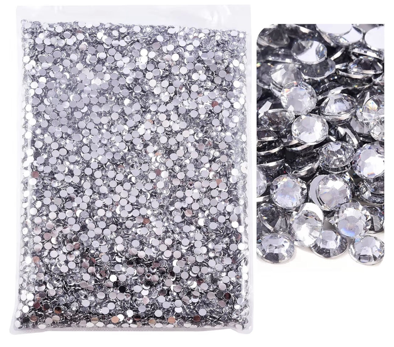 Wholesale silver rhinestones