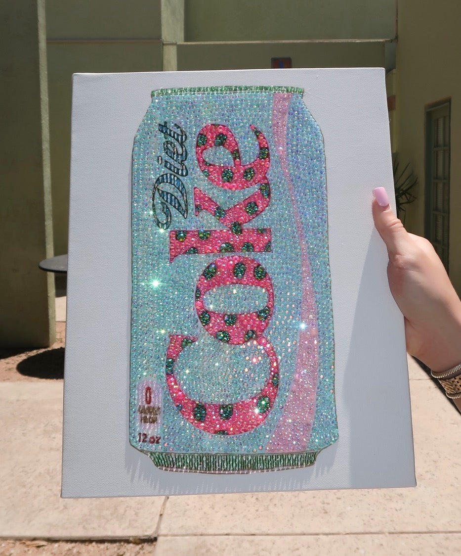Multicolor Diet Coke PRE DONE 11x14 LIMITED EDITION