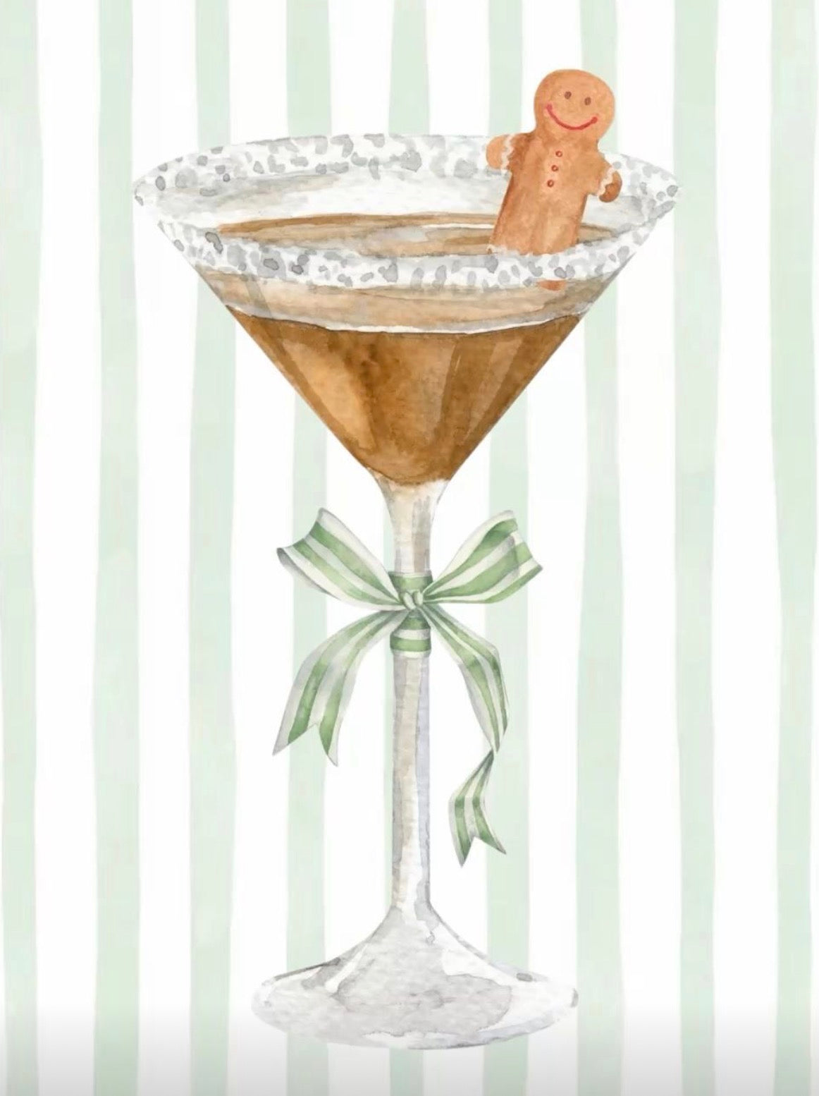 Christmas gingerbread martini kit