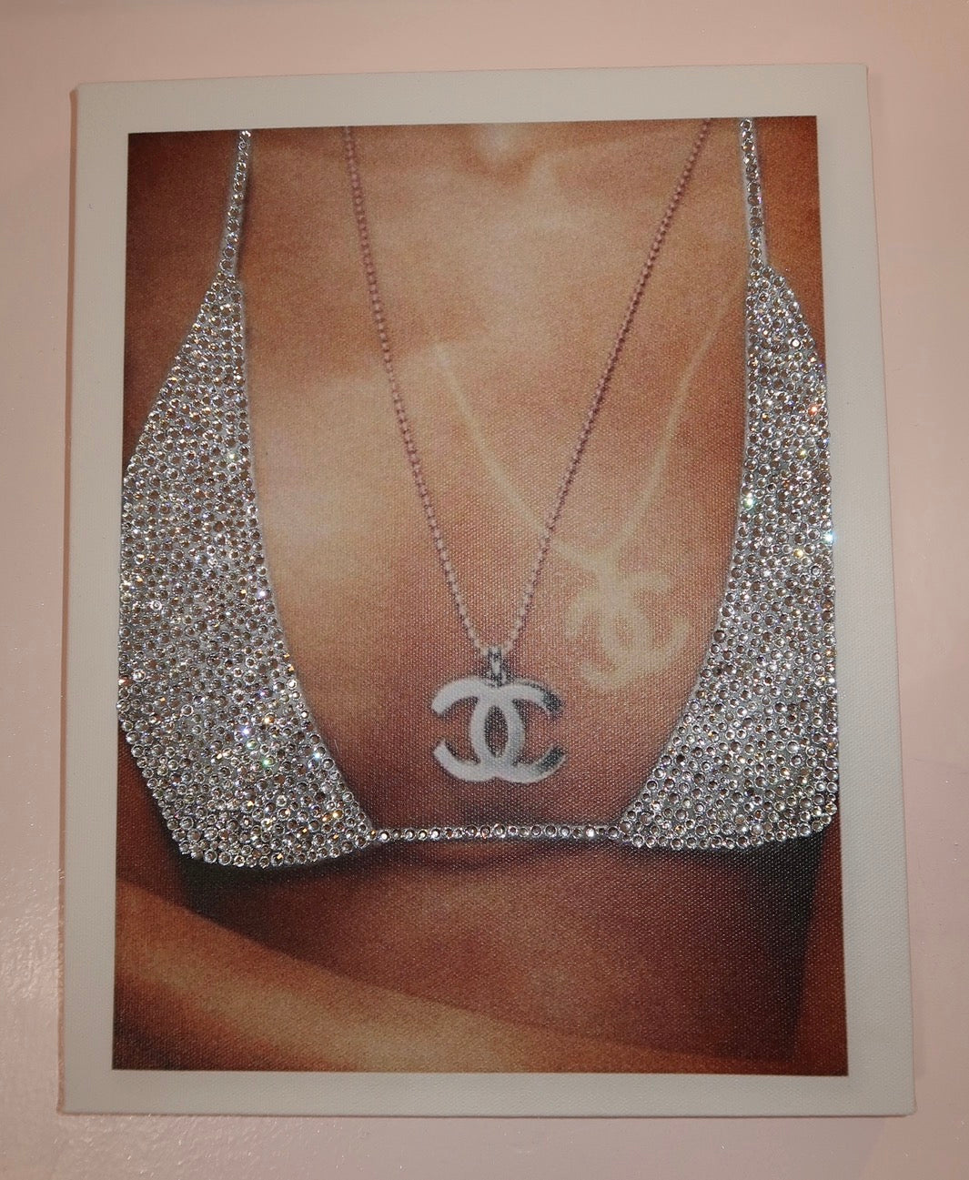 Silver bikini PRE DONE 11x14