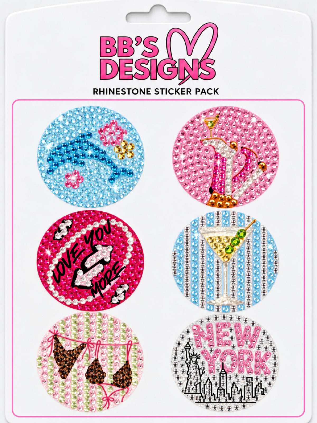 Limited edition Rhinestone sticker pack