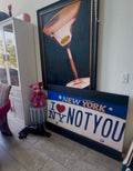 XXXL 3x7 FOOT New York PRE DONE PIECE (in the works of finishing) this is a 1/1