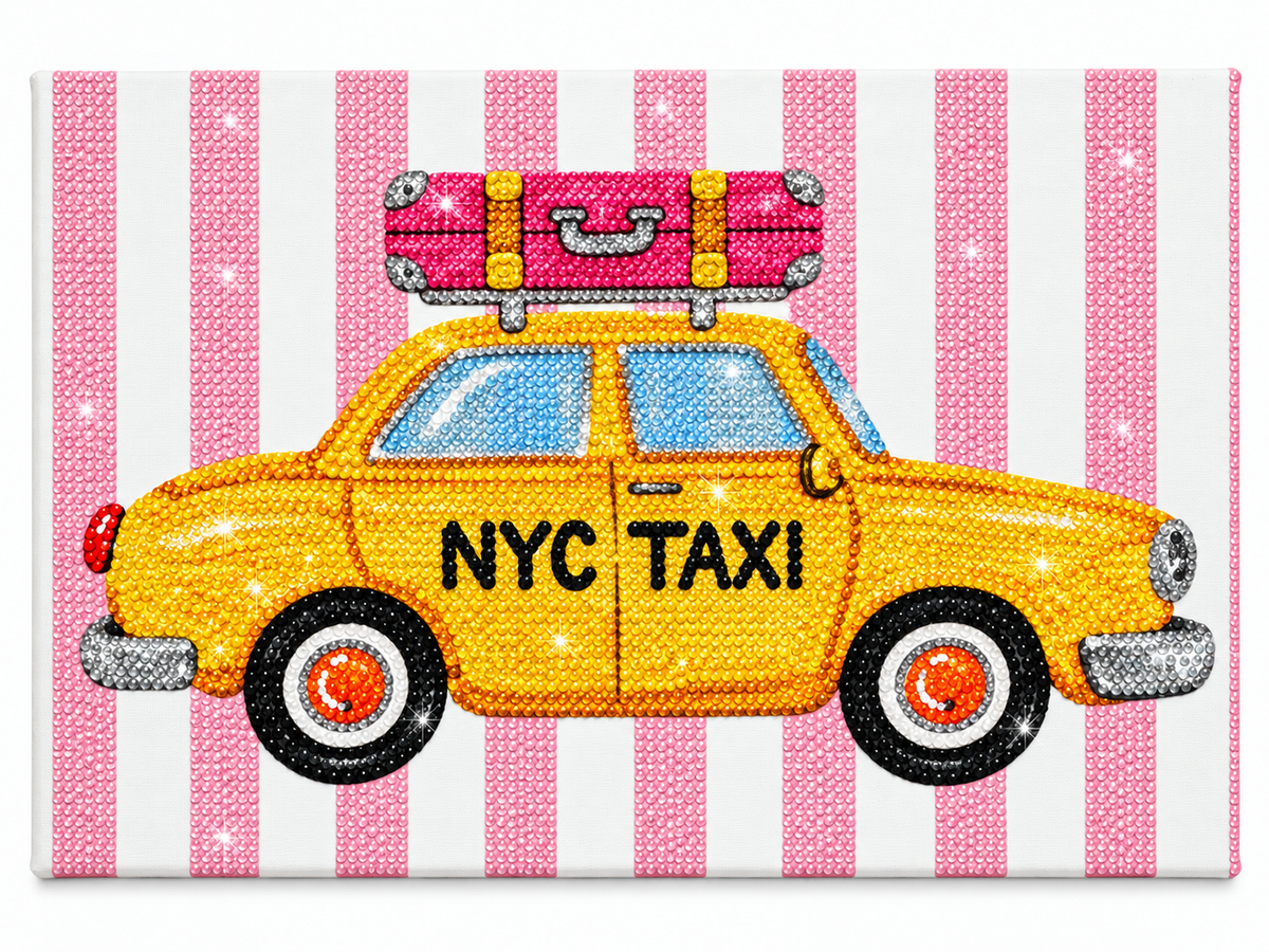 Pink NYC taxi kit