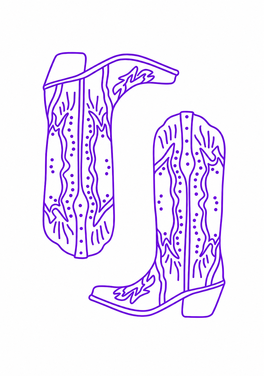 Double cowgirl boot KIT