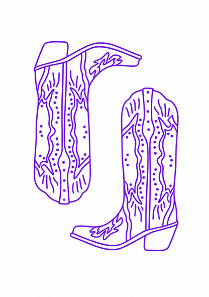 Double cowgirl boot KIT