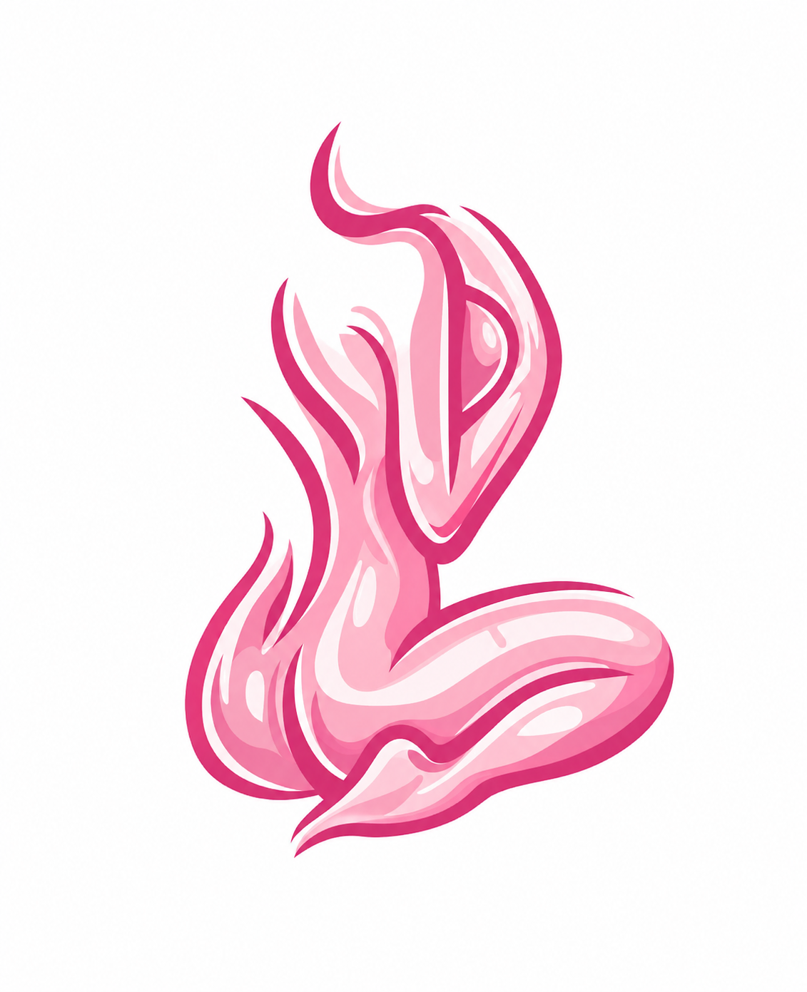 Pink silhouette body kit 16x20￼