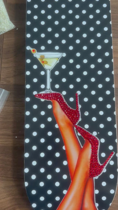 Heel martini skateboard ❤️KIT❤️ X collab with cloud studio boards