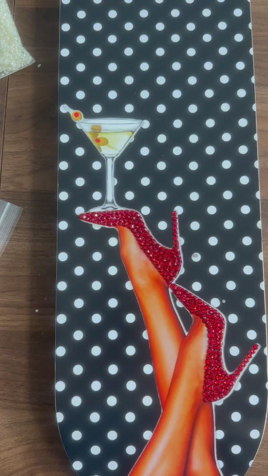 Heel martini skateboard ❤️KIT❤️ X collab with cloud studio boards