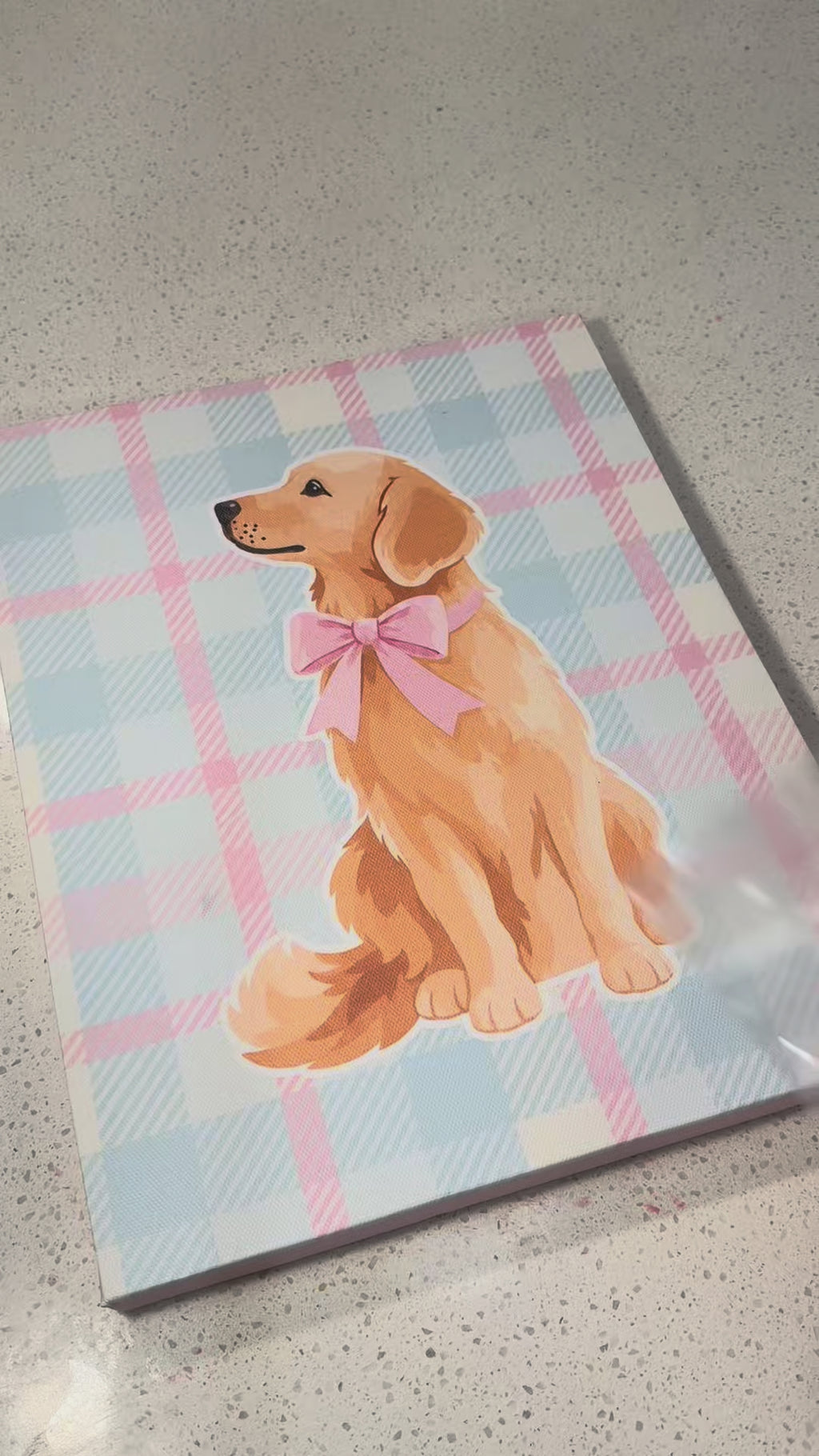 Plaid Golden Retriever kit￼
