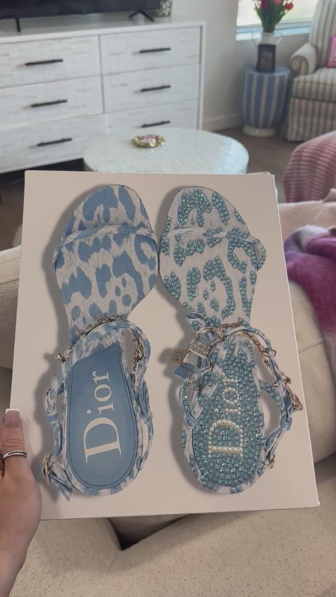 LIMITED EDITION Blue Dior heel kit