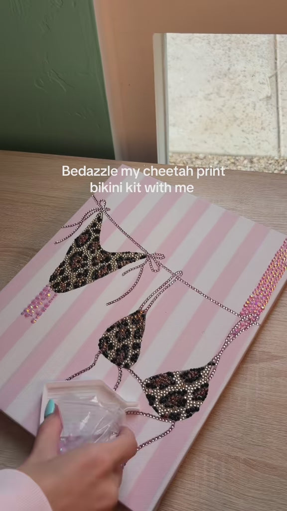 Cheetah bikini kit